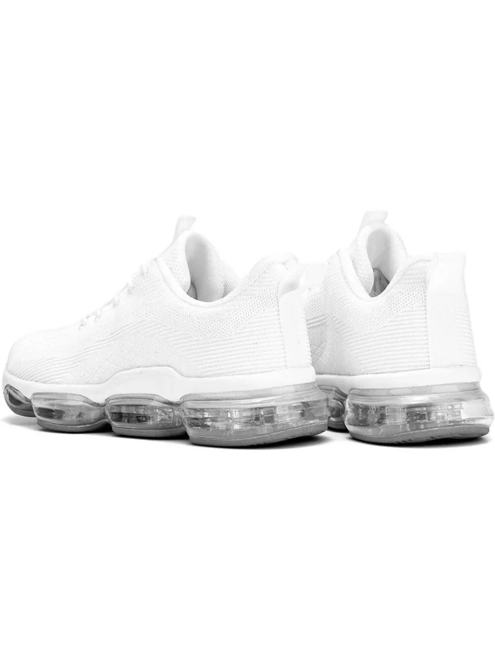 Men's White Walking Running Shoes Breathable Fashion Tennis Sneakers Casual